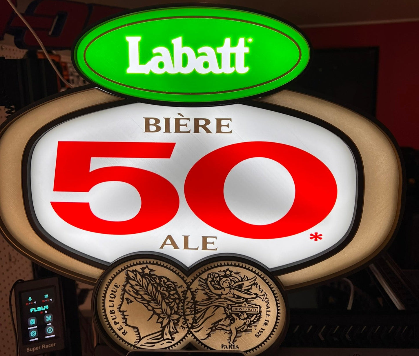 Enseigne Labatt 50.