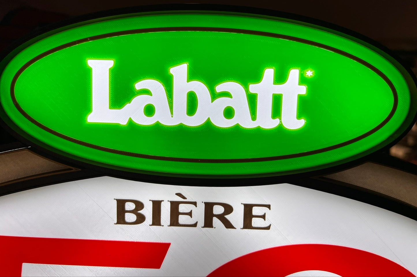Enseigne Labatt 50.