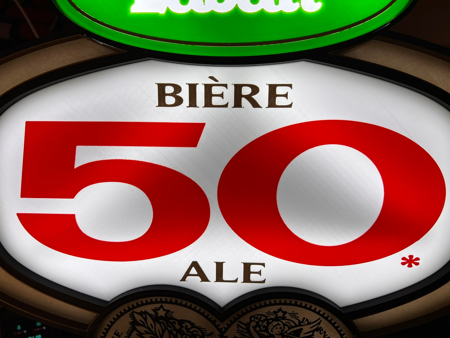 Enseigne Labatt 50.