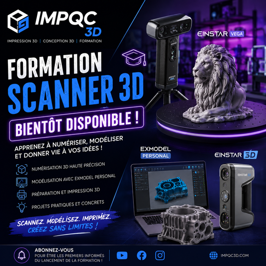 Formation Scanner 3D EINSTAR – Bientôt disponible -