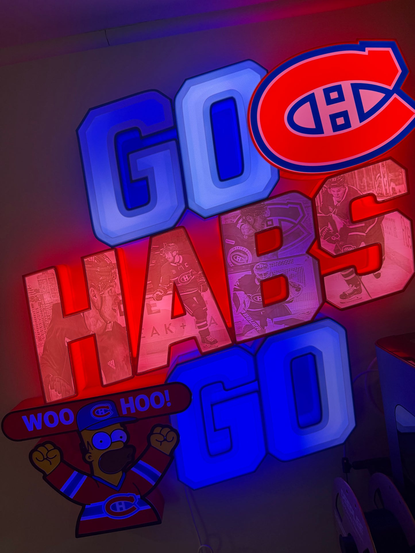 Enseigne lumineuse GO HABS GO – Édition Premium
