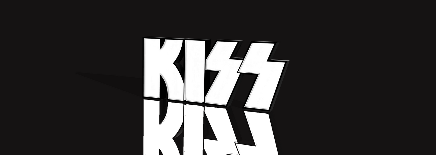 Enseigne KISS – Fichiers STL pour impression 3D