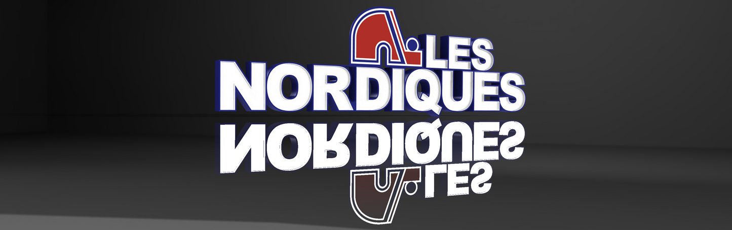 Enseigne Nordiques de Québec – Fichiers STL & 3MF pour impression 3D
