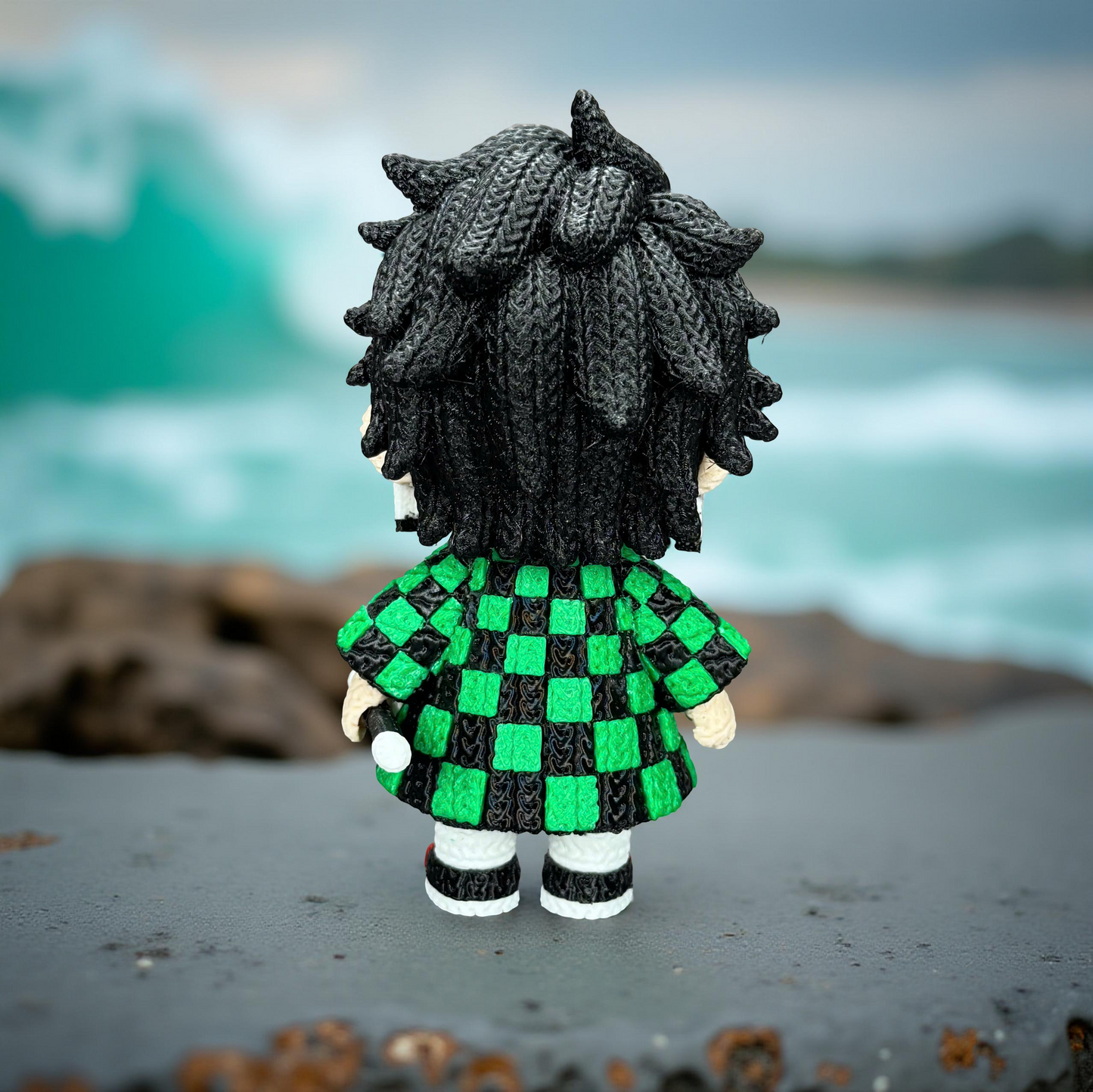 Tanjiro - Demon Slayer - Knitted - Crochet