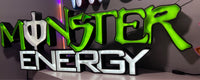 Enseigne lumineuse Monster Energy