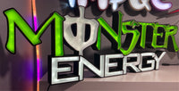 Enseigne lumineuse Monster Energy